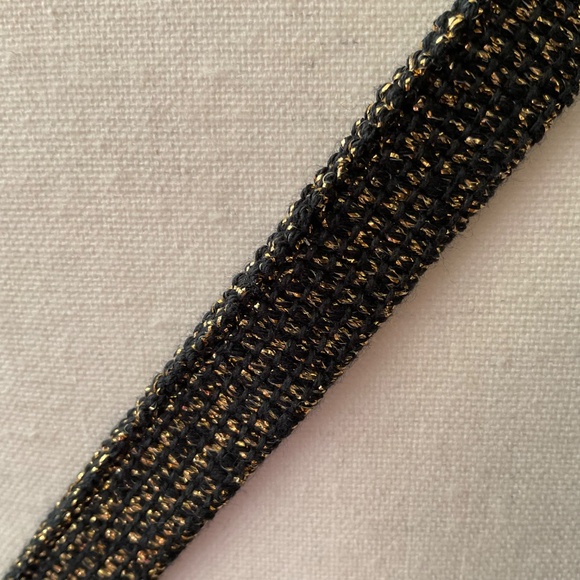 Longchamp Le Pliage Filet XS Stretch Mesh Crossbody Black Gold Bag NWT - Picture 11 of 14